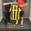Adam Woodward with new signing Alfie Leach