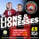 Lions & Lionesses Boys & Girls Football on Saturday mornings.